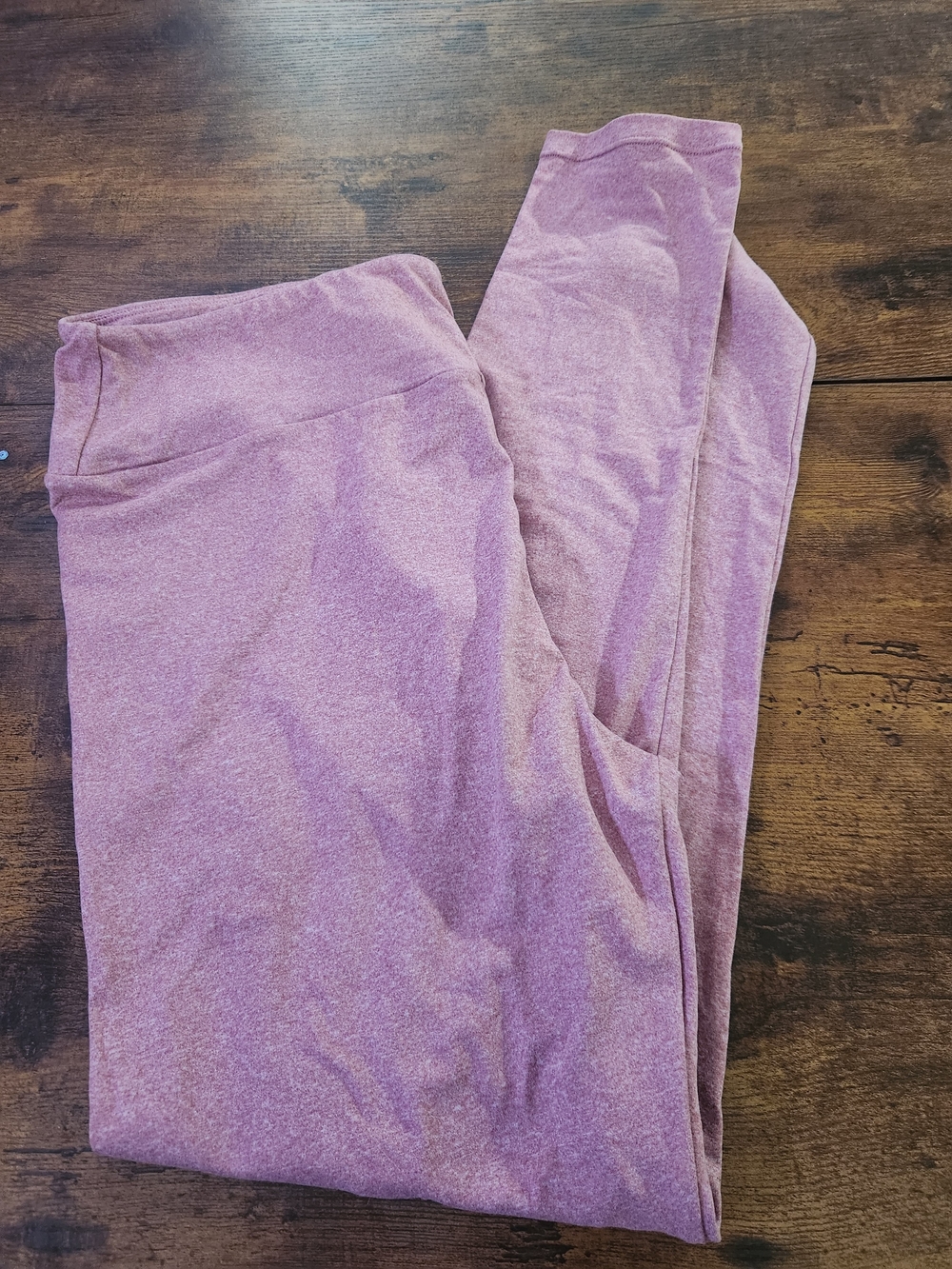 LuLaRoe Heathered Mauve Leggings
